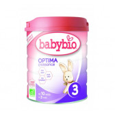 Βιολογικό Γάλα Προσαρμογής OPTIMA 3, κουτί 800 γρ. Babybio 289430 