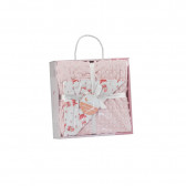 Βρεφική κουβέρτα PARACAIDISTA, 80 x 110 cm, ροζ Inter Baby 289537 