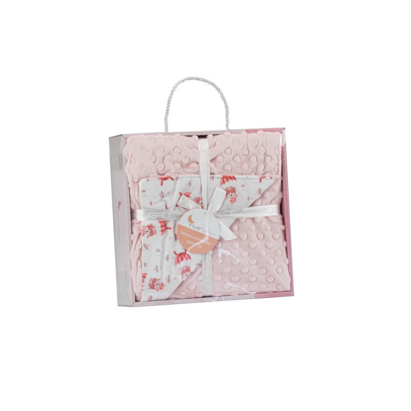 Βρεφική κουβέρτα PARACAIDISTA, 80 x 110 cm, ροζ  289537