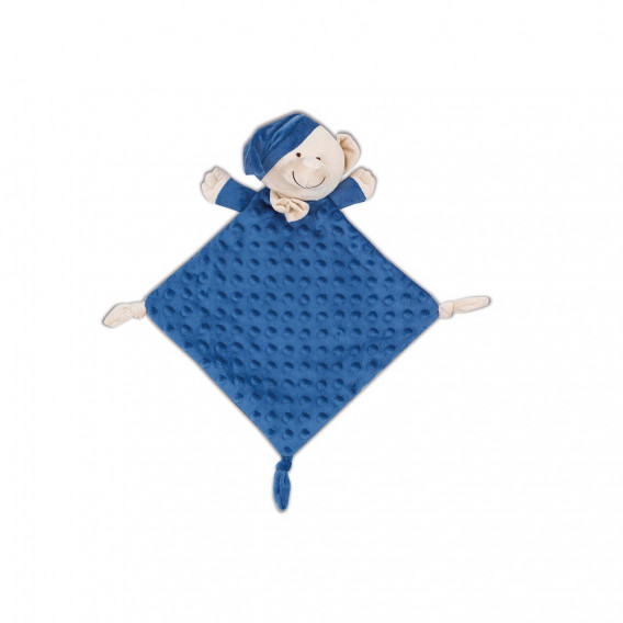 Μαλακή πετσέτα αγκαλιάς Αρκουδάκι, βασιλικό μπλε Inter Baby 289585 