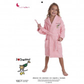 Μπουρνούζι με χαρούμενη διακόσμηση, μέγεθος 14-16 ετών, ροζ Inter Baby 289602 2