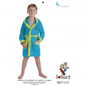 Μπουρνούζι με χαρούμενη διακόσμηση, μέγεθος 14-16 ετών, τιρκουάζ Inter Baby 289603 2