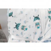 Βρεφική κουβέρτα PARACAIDISTA, 80 x 110 cm, μπλε Inter Baby 289700 3