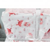 Βρεφική κουβέρτα PARACAIDISTA, 80 x 110 cm, ροζ Inter Baby 289704 3
