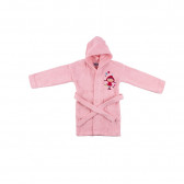 Μπουρνούζι με χαρούμενη διακόσμηση, μέγεθος 0-2 ετών, ροζ Inter Baby 289835 