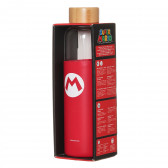 Γυάλινο μπουκάλι με θήκη σιλικόνης Mario, 585 ml Super Mario 290180 