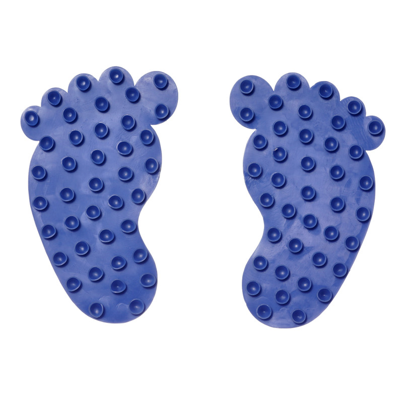 Αντιολισθητικά χαλιά μπάνιου με πόδια σε μπλε χρώμα  290536