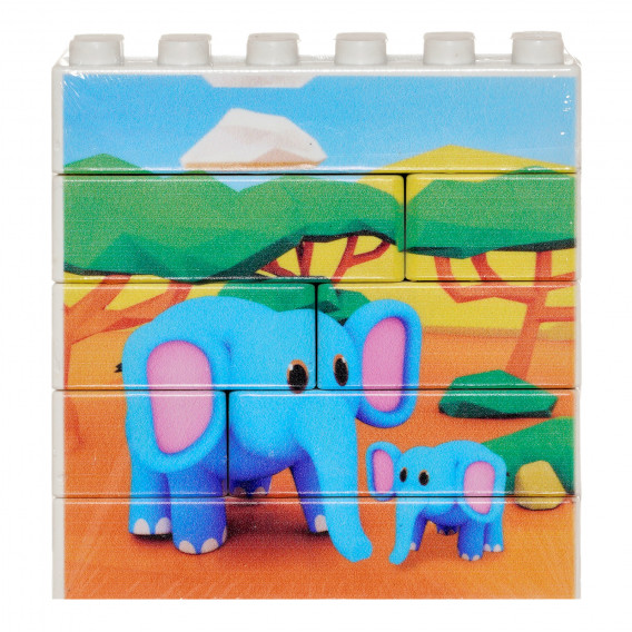 Παζλ Up Elephant Constructor, 8 κομματιών Game Movil 290670 