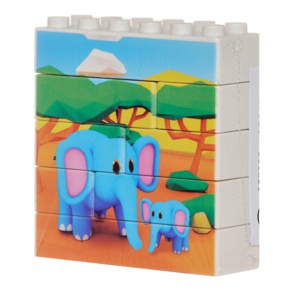 Παζλ Up Elephant Constructor, 8 κομματιών Game Movil 290671 2