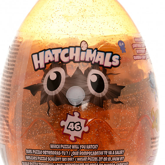 Παζλ έκπληξη σε διαφανές αυγό, 46 τεμαχίων Hatchimals 290889 2