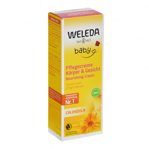 Ενυδατική κρέμα μωρού με καλέντουλα, 75 ml WELEDA 290965 3