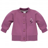 Pinokio ροζ βαμβακερό μπουφάν με κουμπιά, για κορίτσια Pinokio 291163 