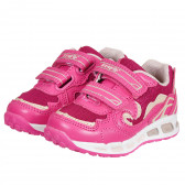Sneakers LED με λαμπερές λεπτομέρειες, ροζ Star 291227 