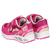 Sneakers LED με λαμπερές λεπτομέρειες, ροζ Star 291228 2