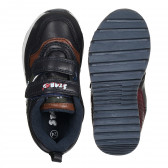 Αθλητικά παπούτσια με καφέ λεπτομέρειες, σκούρο μπλε Star 291239 3