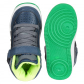 Αθλητικά παπούτσια με κορδόνια και velcro σε μπλε για αγόρια Star 291318 5