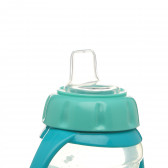 Μπουκάλι από πολυπροπυλένιο, δύο λαβές 320 ml, αρκουδάκι, 6+ μηνών, μπλε Canpol 291430 5