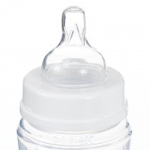 Μπουκάλι Πολυπροπυλενίου με Πιπίλα Σιλικόνης 3-6 Μήνες Μεσαία Ροή με Αστερίσκο, 240 ml Canpol 291501 3