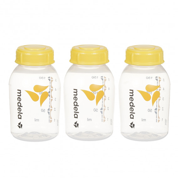 Μπουκάλι αποθήκευσης από πολυπροπυλένιο, 0+ μήνες, 150 ml, χρώμα: Κίτρινο Medela 291587 
