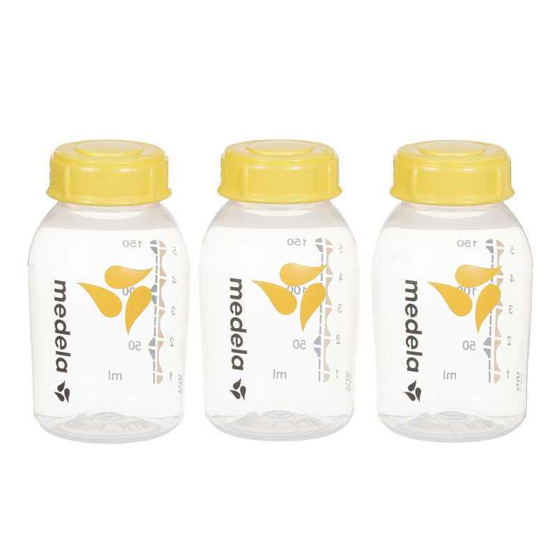 Μπουκάλι αποθήκευσης από πολυπροπυλένιο, 0+ μήνες, 150 ml, χρώμα: Κίτρινο  291587