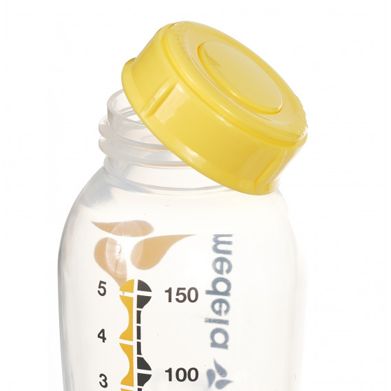 Μπουκάλι αποθήκευσης από πολυπροπυλένιο, 0+ μήνες, 150 ml, χρώμα: Κίτρινο Medela 291589 3