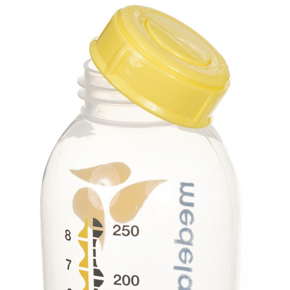 Φιάλη αποθήκευσης από πολυπροπυλένιο, 0+ μήνες, 250 ml, χρώμα: Κίτρινο Medela 291593 3