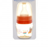 Μπιμπερό πολυπροπυλενίου, για νεογνά ροής πιπίλας, 0+ μηνών, 30 ml, πορτοκαλί Mycey 291645 4