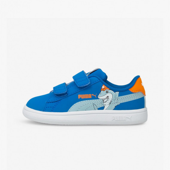 Sneakers Smash v2 Lil με καρχαρία, μπλε Puma 292247 