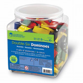 Γιγάντια ντόμινο - 168 χρωματιστά πλακάκια Learning Resources 292318 