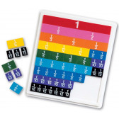 Μάθετε κλάσματα εύκολα με χρωματιστά πλακάκια Learning Resources 292321 