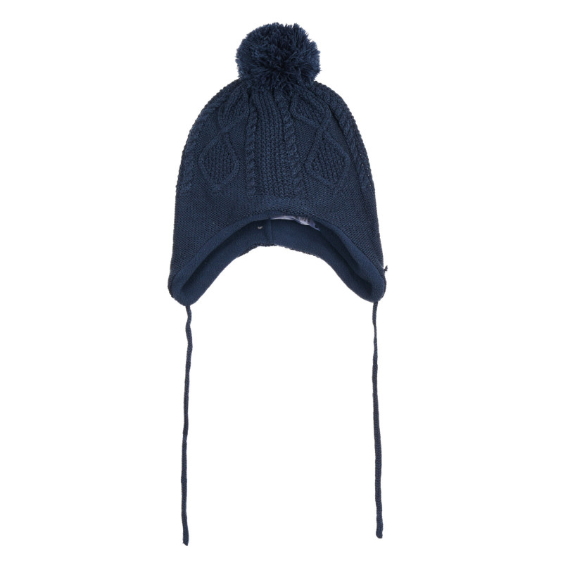 Χειμερινό καπέλο με φιγούρα, μπλε  292454