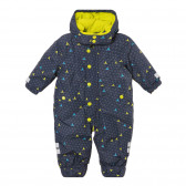 Φόρμα-Κοσμοναύτης για μωρό με χρωματιστές φιγούρες, μπλε Cool club 293189 