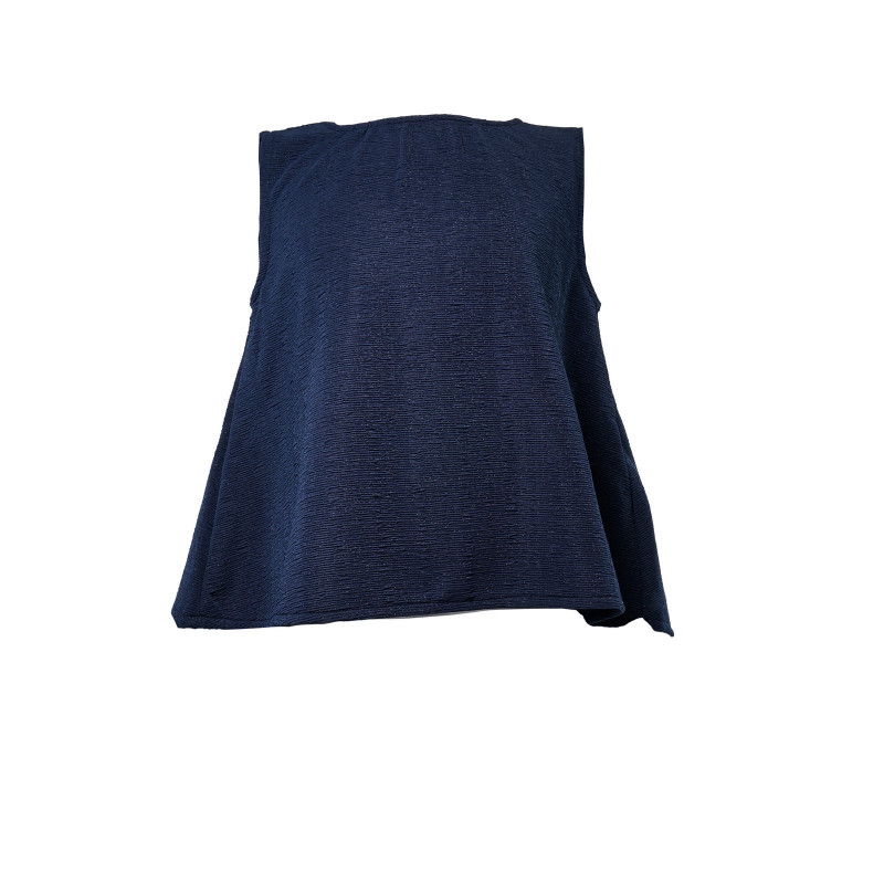 Αμάνικο φόρεμα με φερμουάρ στο πίσω μέρος για μωρό σε σκούρο μπλε χρώμα  29345