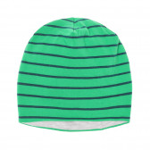 Βαμβακερό καπέλο διπλής όψης για μωρό, σε γκρι και πράσινο χρώμα Cool club 293516 5