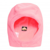 Καπέλο φλις - βρεφική κουκούλα-μάσκα, ροζ Cool club 293627 