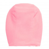 Καπέλο φλις - βρεφική κουκούλα-μάσκα, ροζ Cool club 293630 4