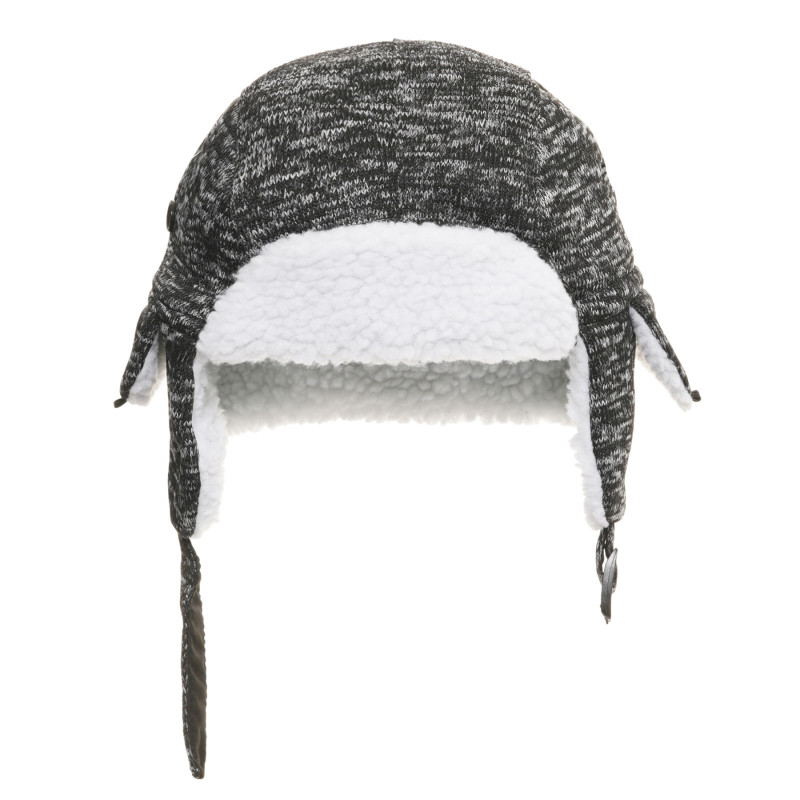 Χειμερινό καπέλο με αυτάκια, γκρι  293844