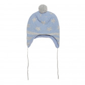 Χειμερινό καπέλο με στάμπες αστεριών, μπλε Cool club 294052 
