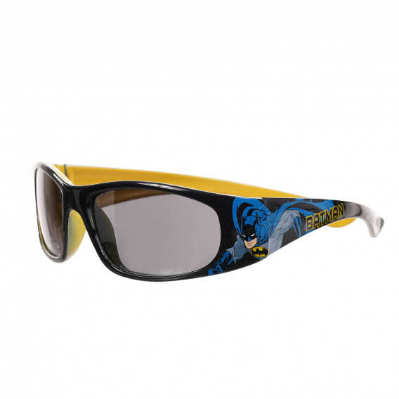 Γυαλιά ηλίου με κίτρινες λεπτομέρειες και στάμπα Batman Cool club 294362 