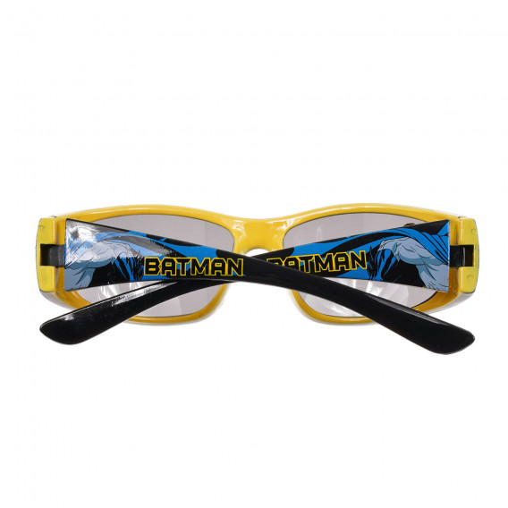 Γυαλιά ηλίου με κίτρινες λεπτομέρειες και στάμπα Batman Cool club 294363 2