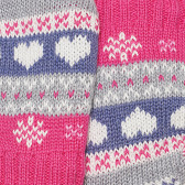 Γάντια για κορίτσι με χριστουγεννιάτικο μοτίβο, πολύχρωμα Cool club 294694 2