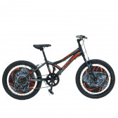 Μαύρο παιδικό ποδήλατο, Μέγεθος 20 Venera Bike 295457 6