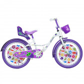 Μοβ παιδικό ποδήλατο, Μέγεθος 20 Venera Bike 295486 7