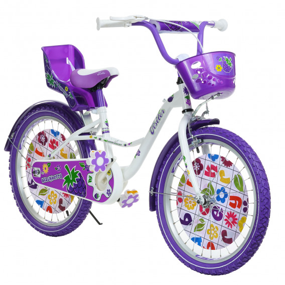 Μοβ παιδικό ποδήλατο, Μέγεθος 20 Venera Bike 295487 
