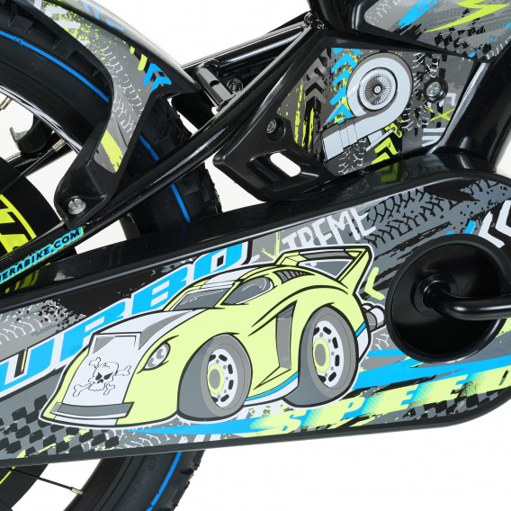 Μαύρο και μπλε παιδικό ποδήλατο TURBO 20". Venera Bike 295506 12