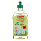 Φυσικό- οικολογικό υγρό απορρυπαντικό, πλαστικό δοχείο, 420 ml. Tri-Bio 295517 