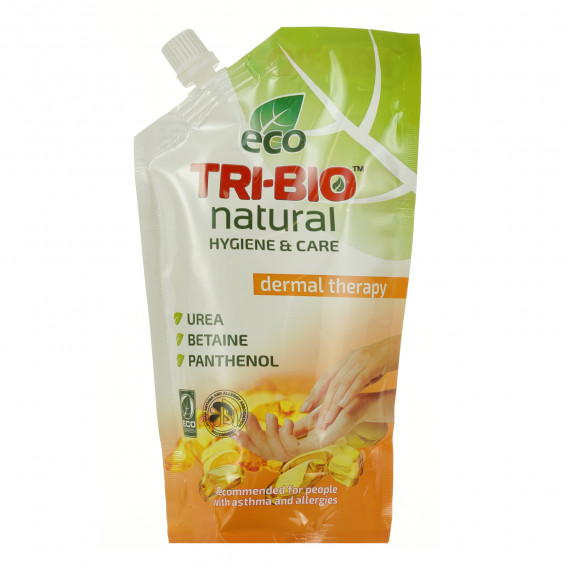 Φυσικό Υγρό Σαπούνι Dermal Therapy, ανταλλακτική συσκευασία, 480 ml. Tri-Bio 295637 