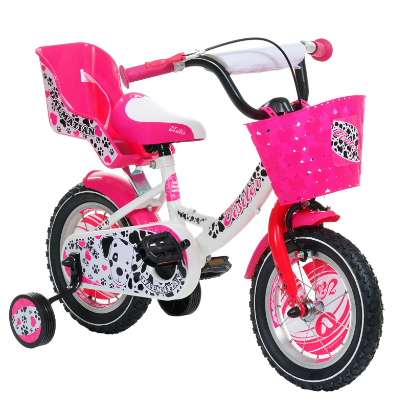 Ροζ παιδικό ποδήλατο, μέγεθος 12  295822