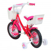 Ροζ παιδικό ποδήλατο - Μέγεθος 12 Venera Bike 295831 4