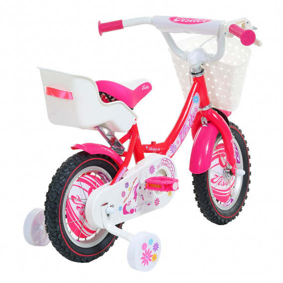 Ροζ παιδικό ποδήλατο - Μέγεθος 12 Venera Bike 295833 6